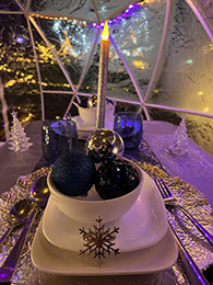 Notre Menu pour Paques dans le Dôme des Etoiles - 2025